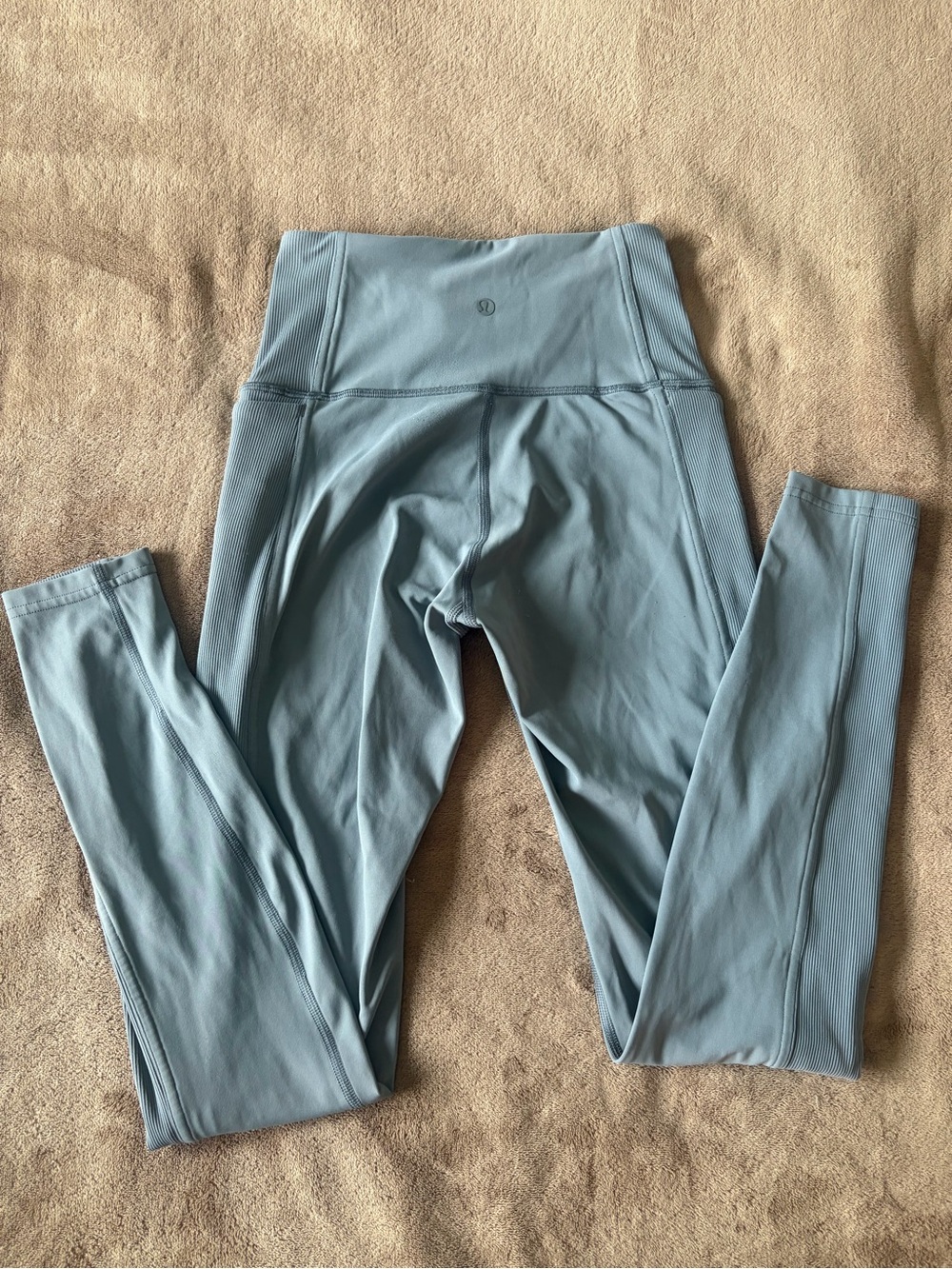 lululemon athletica Light Blue-Grey High-Rise Leggings